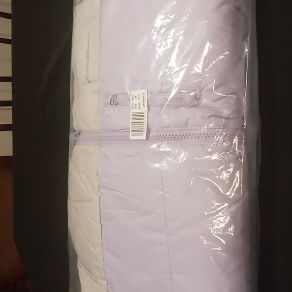 Eddie Bauer Girls' Lavender Classic Down Jacket New with Tags Size Medium 10-12 - Picture 4 of 6